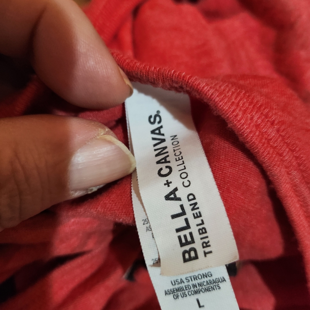 Bella Canvas Red Graphic Tank Top - Picture 2 of 2